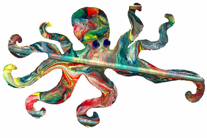Octopus (Jr.) Tin Roof Wall Art