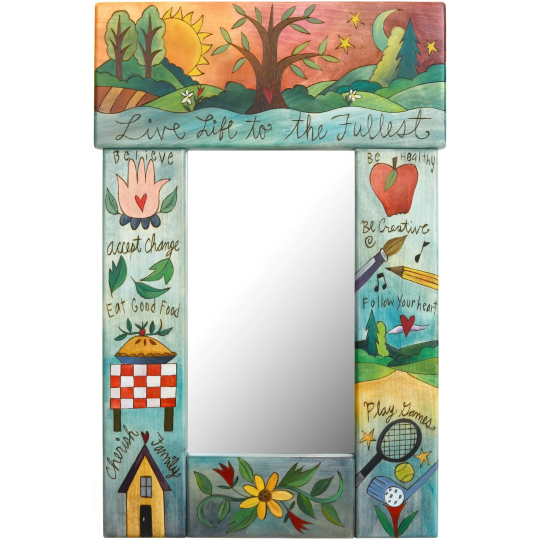 Small Mirror-Live Life to the Fullest