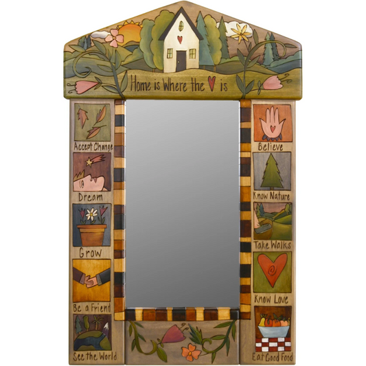 Small Mirror-Home is Where the ❤ Is