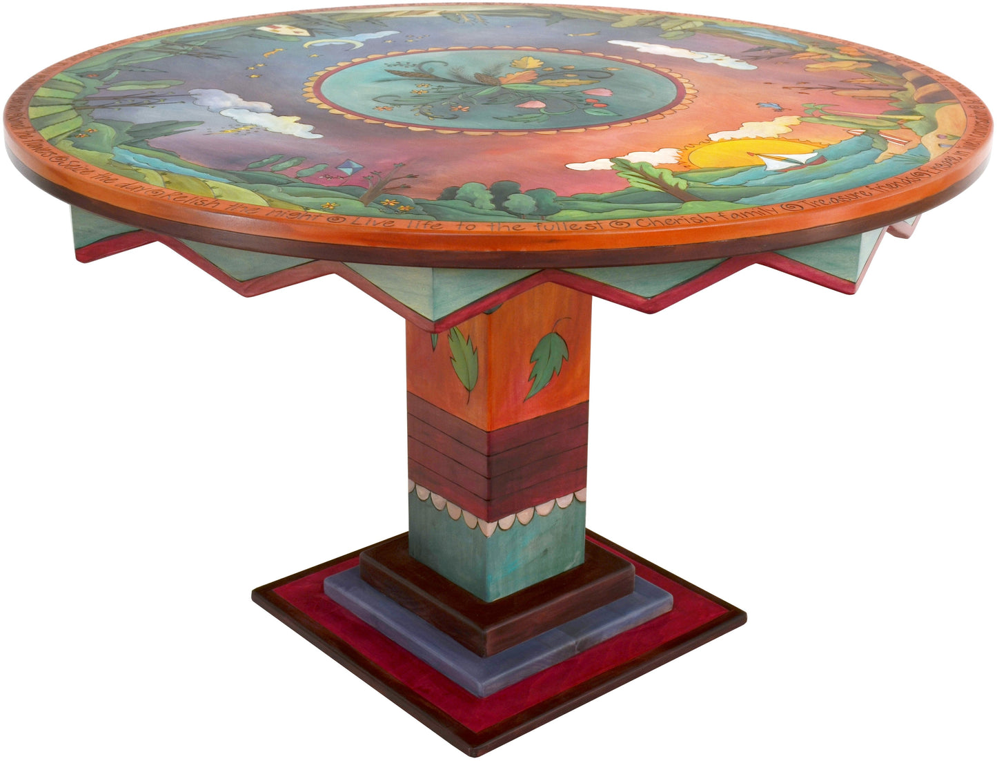 Dining Table-48" Round-Four Seasons Landscape