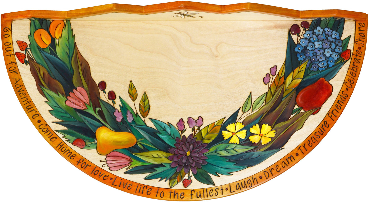 Half Round Table-Fruit & Floral