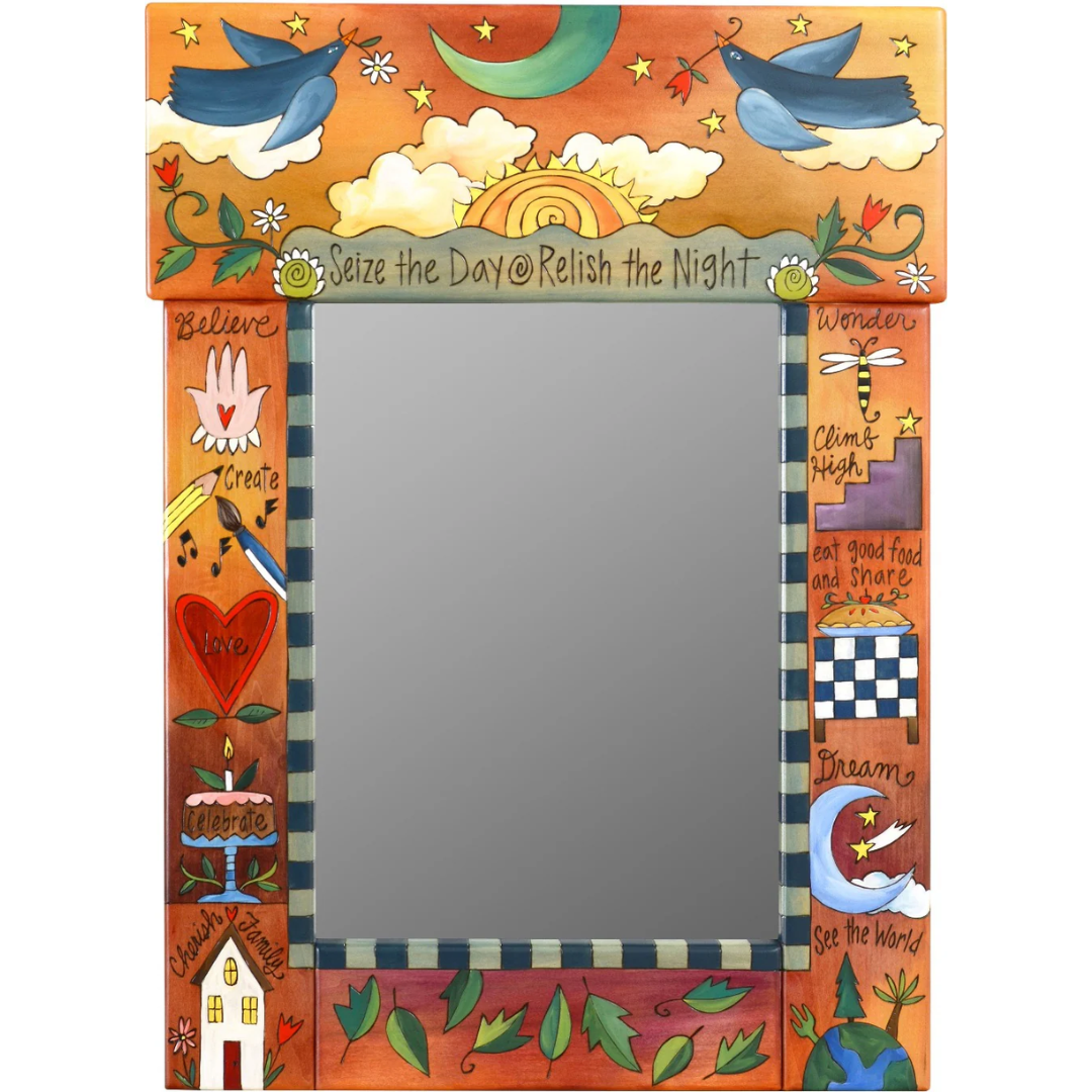 Medium Mirror-Seize the Day