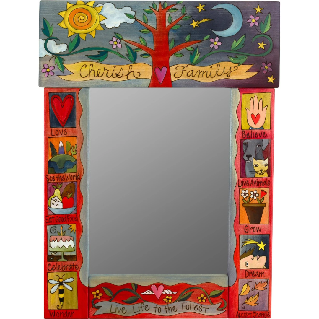 Medium Mirror-Cherish Family