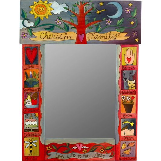 Medium Mirror-Cherish Family