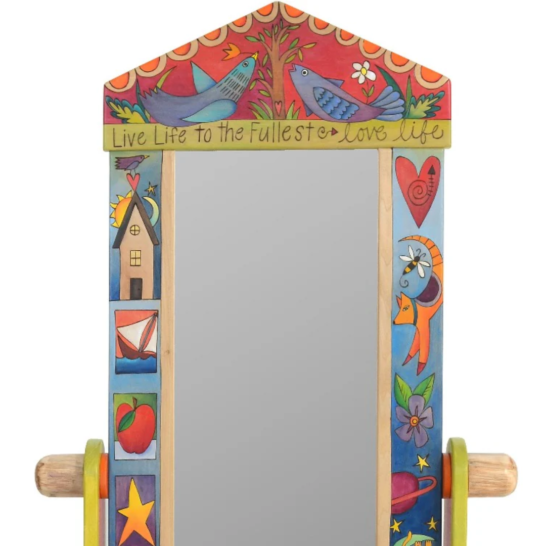 Wardrobe Mirror on Stand-Love Life