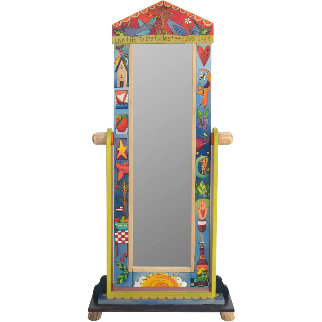 Wardrobe Mirror on Stand-Love Life