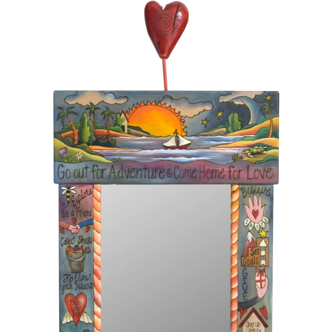 Large Mirror-Adventure & Love