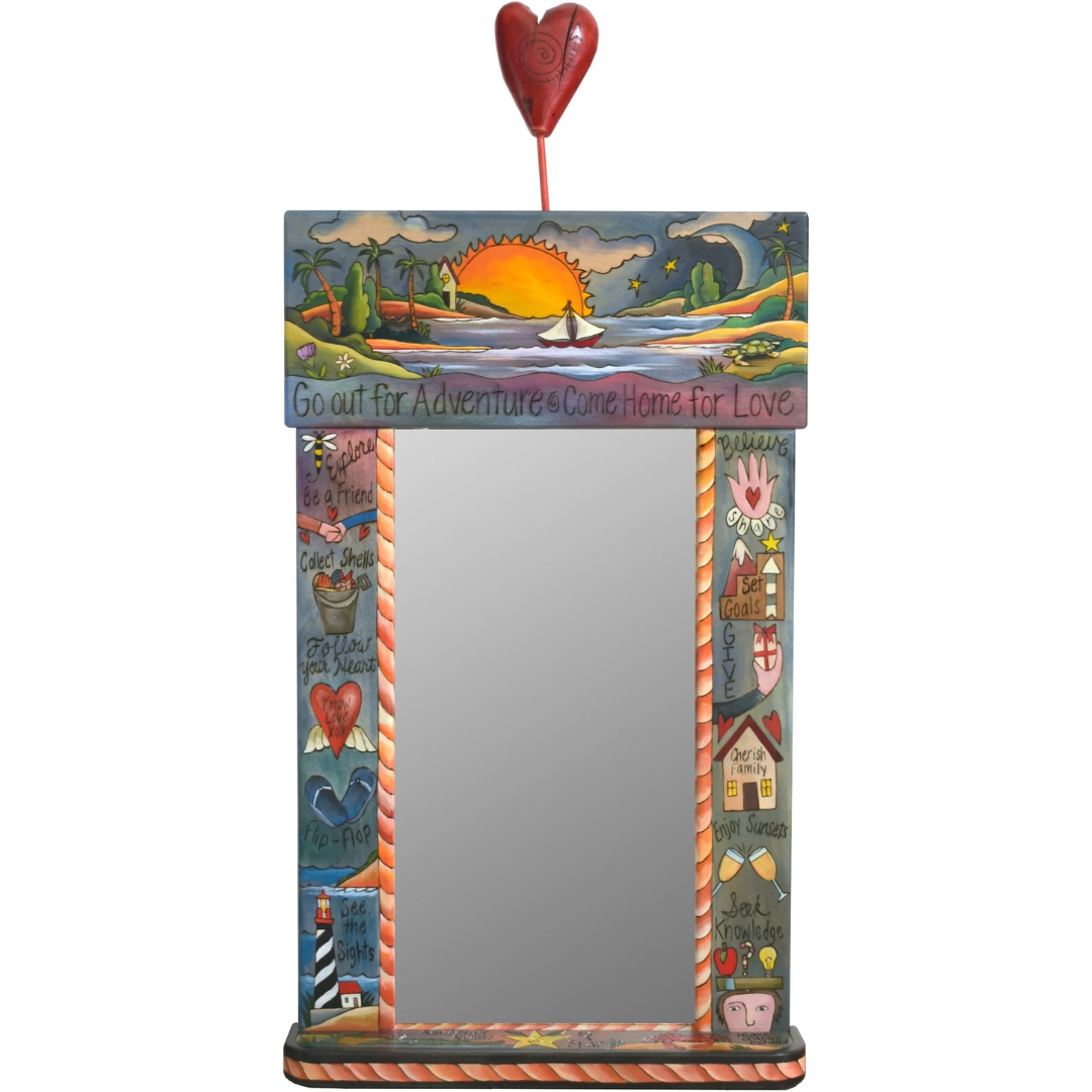 Large Mirror-Adventure & Love
