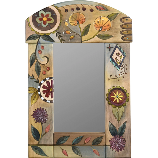 Small Mirror-Contemporary Floral