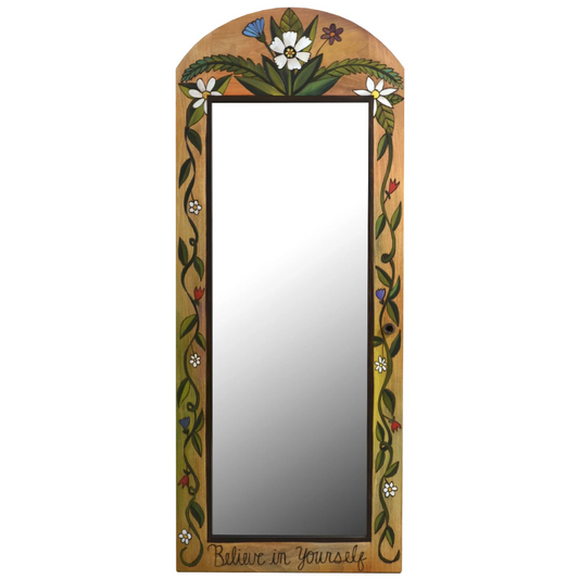 Jewelry Cabinet & Mirror-Believe in Yourself