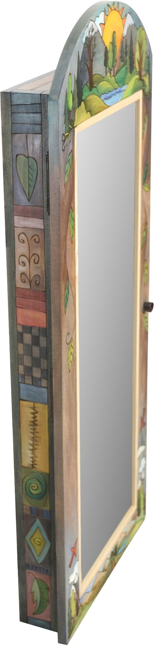 Jewelry Cabinet & Mirror-Love Nature