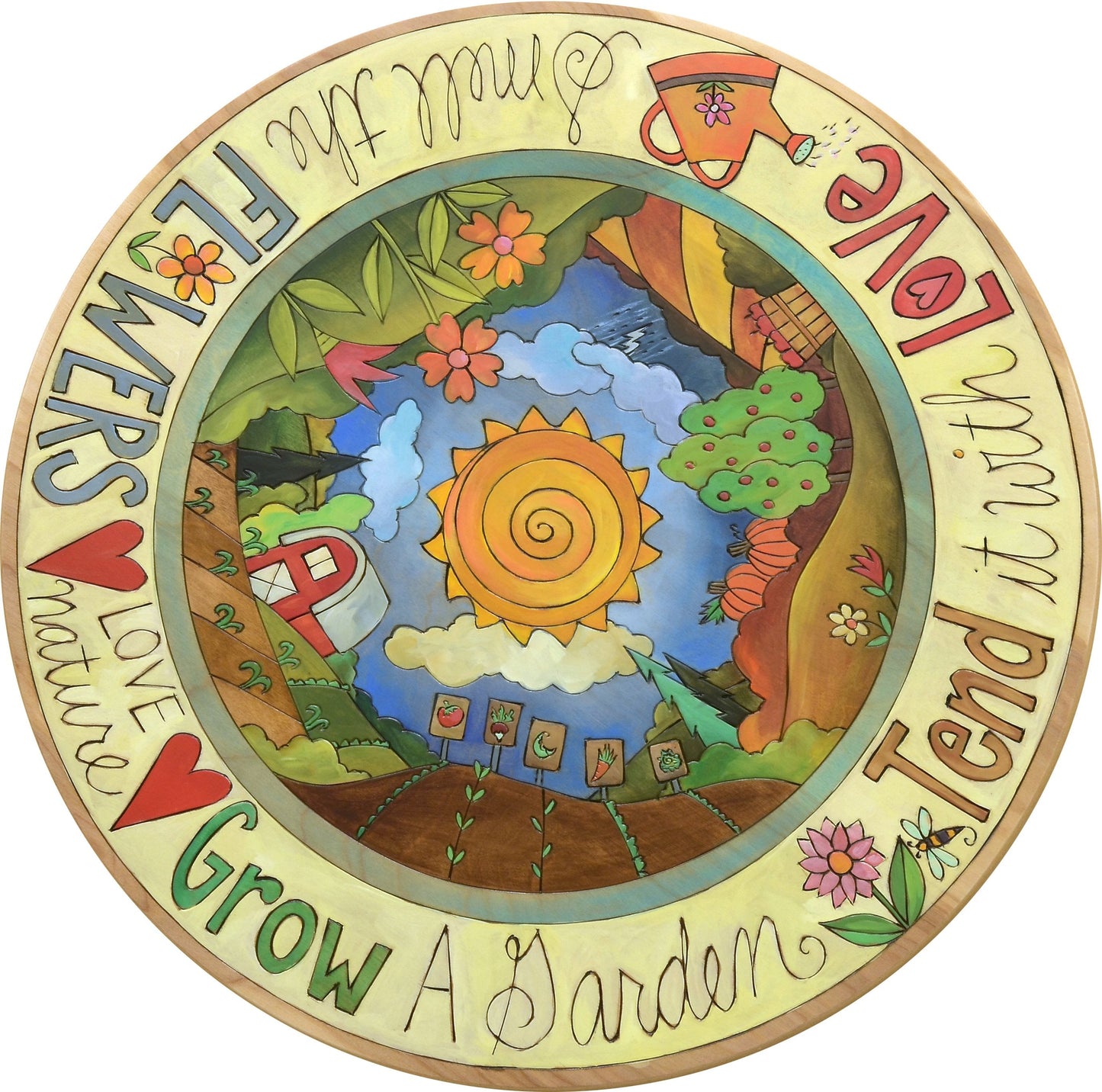 Lazy Susan 24"-Garden Landscape