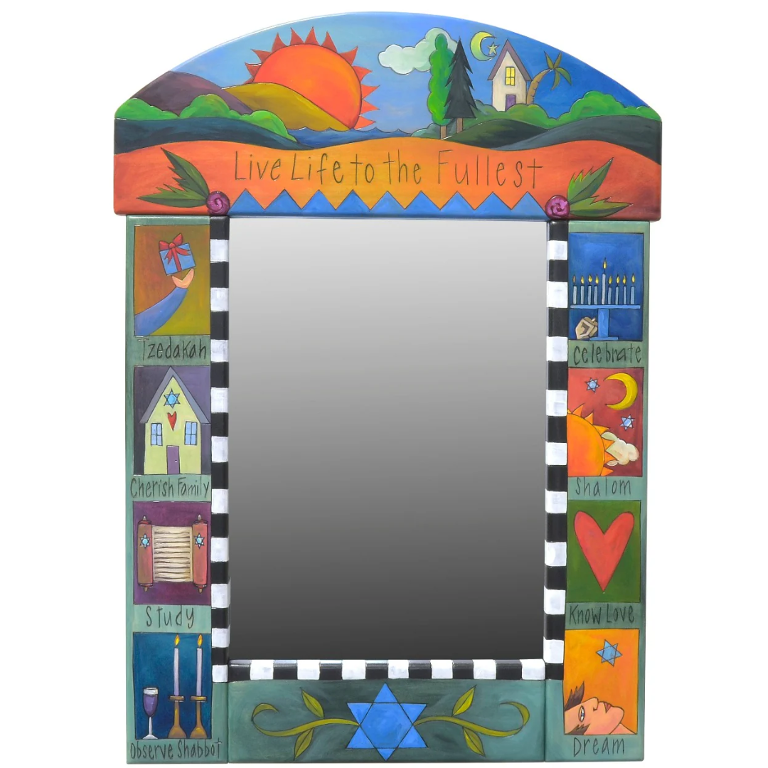 Medium Mirror-Star of David