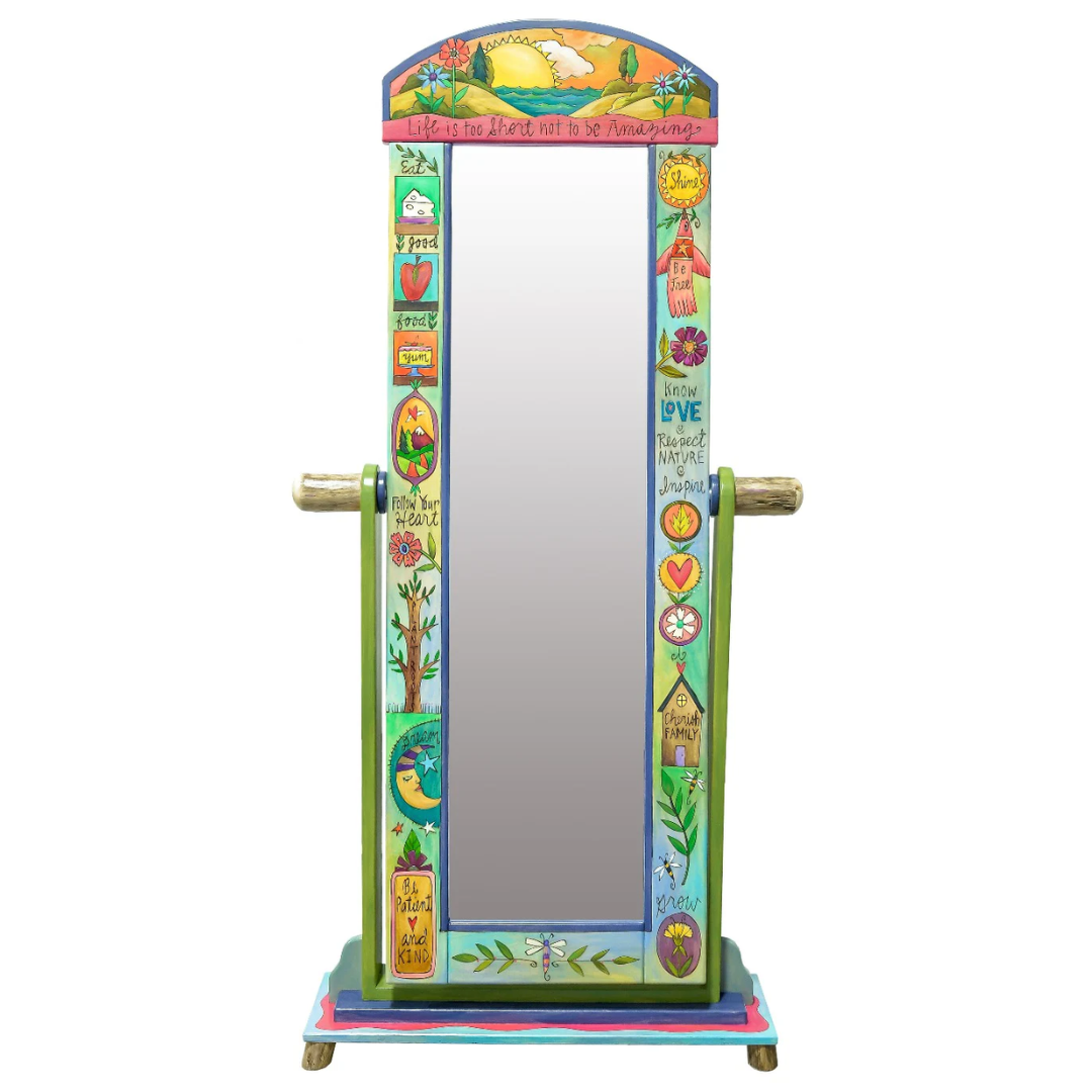 Wardrobe Mirror on Stand-Be Amazing