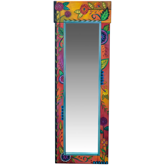 Wardrobe Mirror-Vibrant Floral