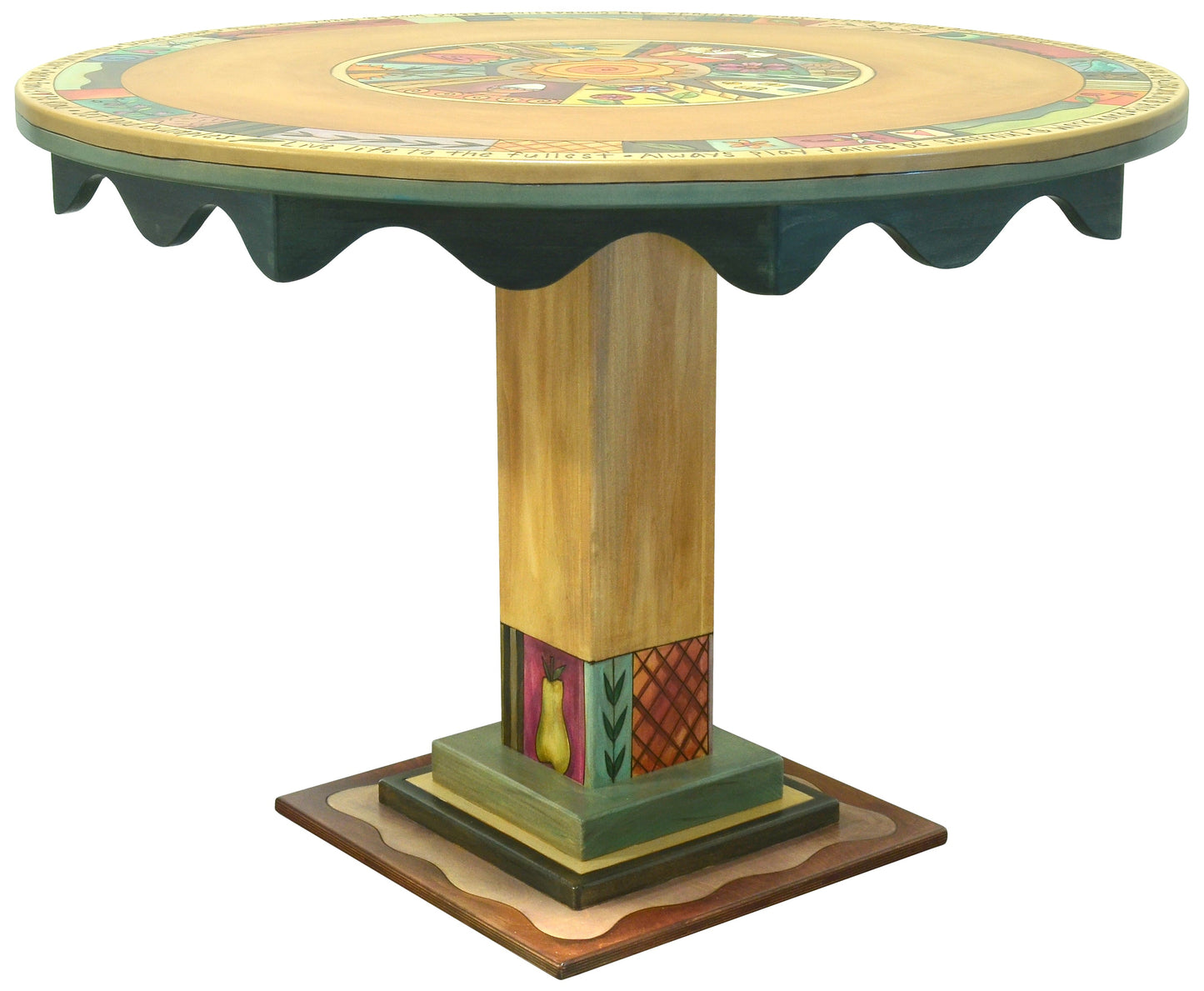 Dining Table-42" Round-Block Icon