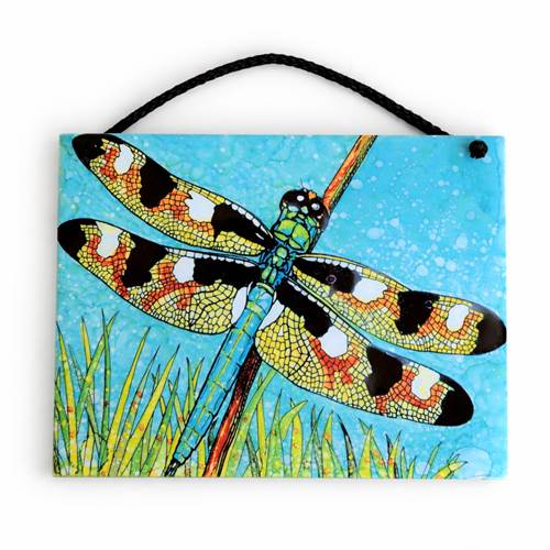 Mosaic Winged Dragonfly Tile
