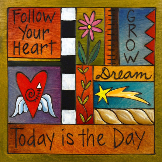 Daily Affirmations Plaque-6"