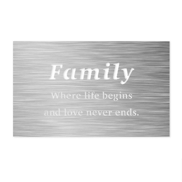 Family Metal Wall Art