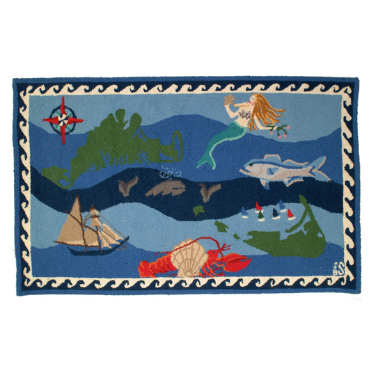 Nantucket Mermaid Rug