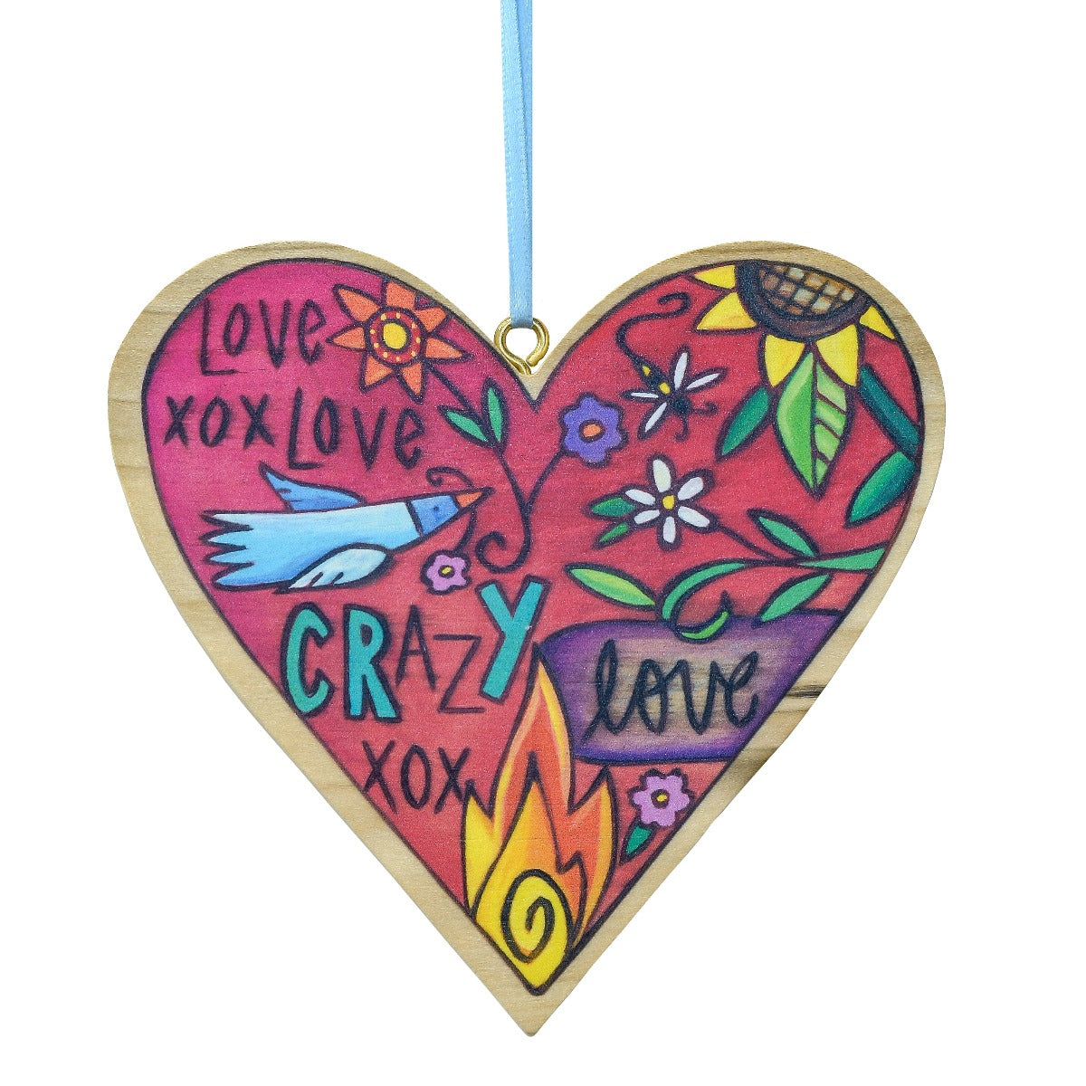 Love Heart Ornaments-Set of 3