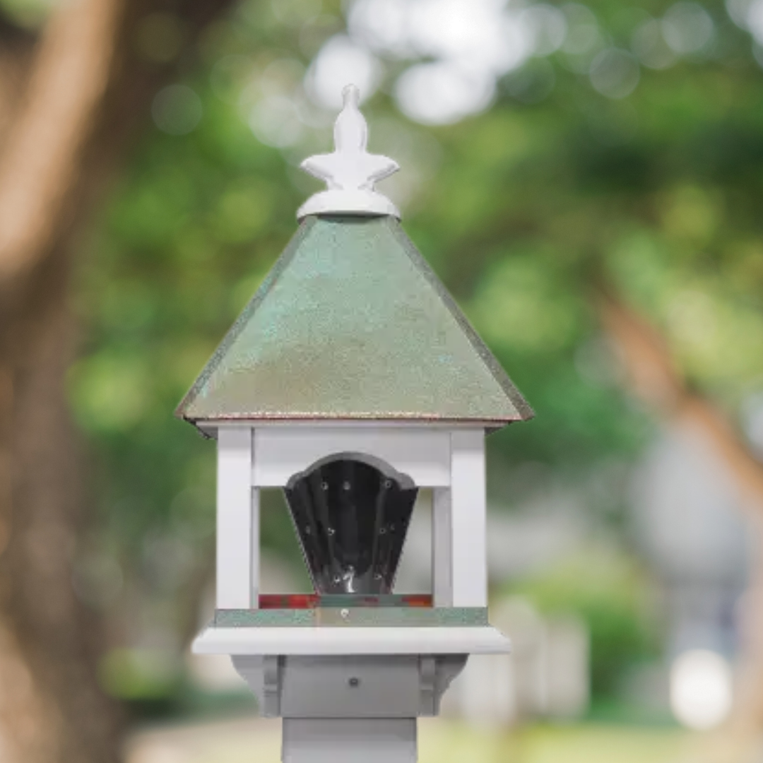 Four-Sided Bird Feeder
