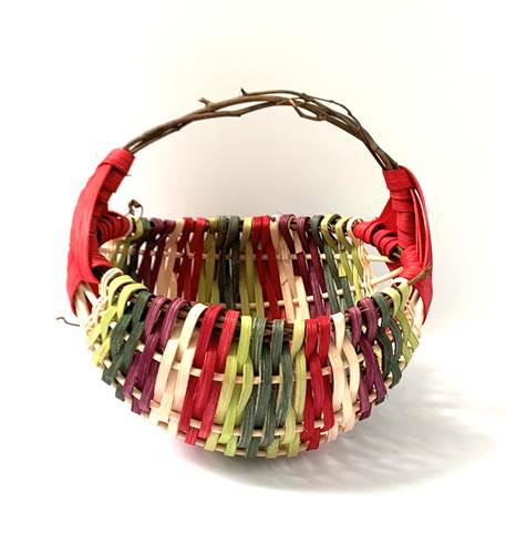Rainbow Basket-Scarlet