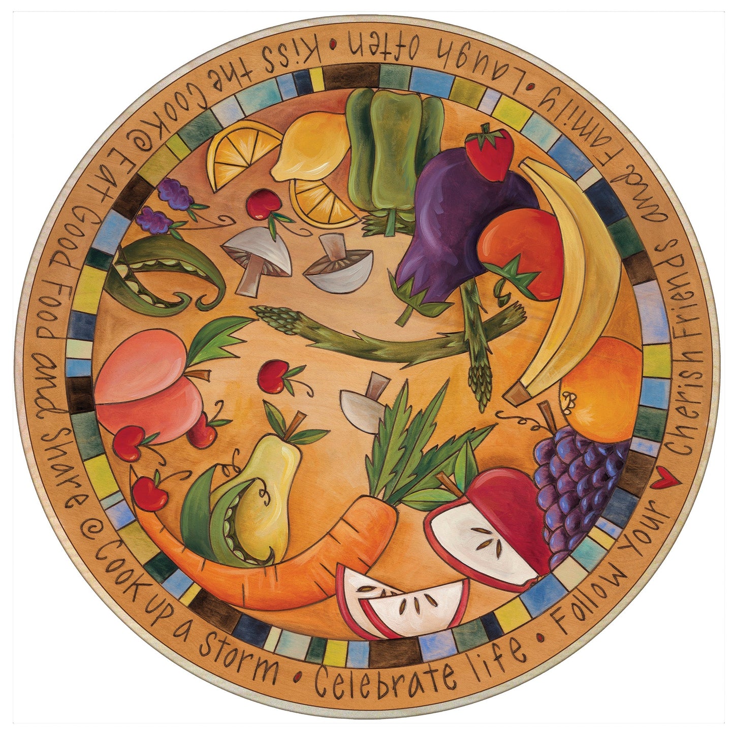 Lazy Susan-Nosh (Printed)