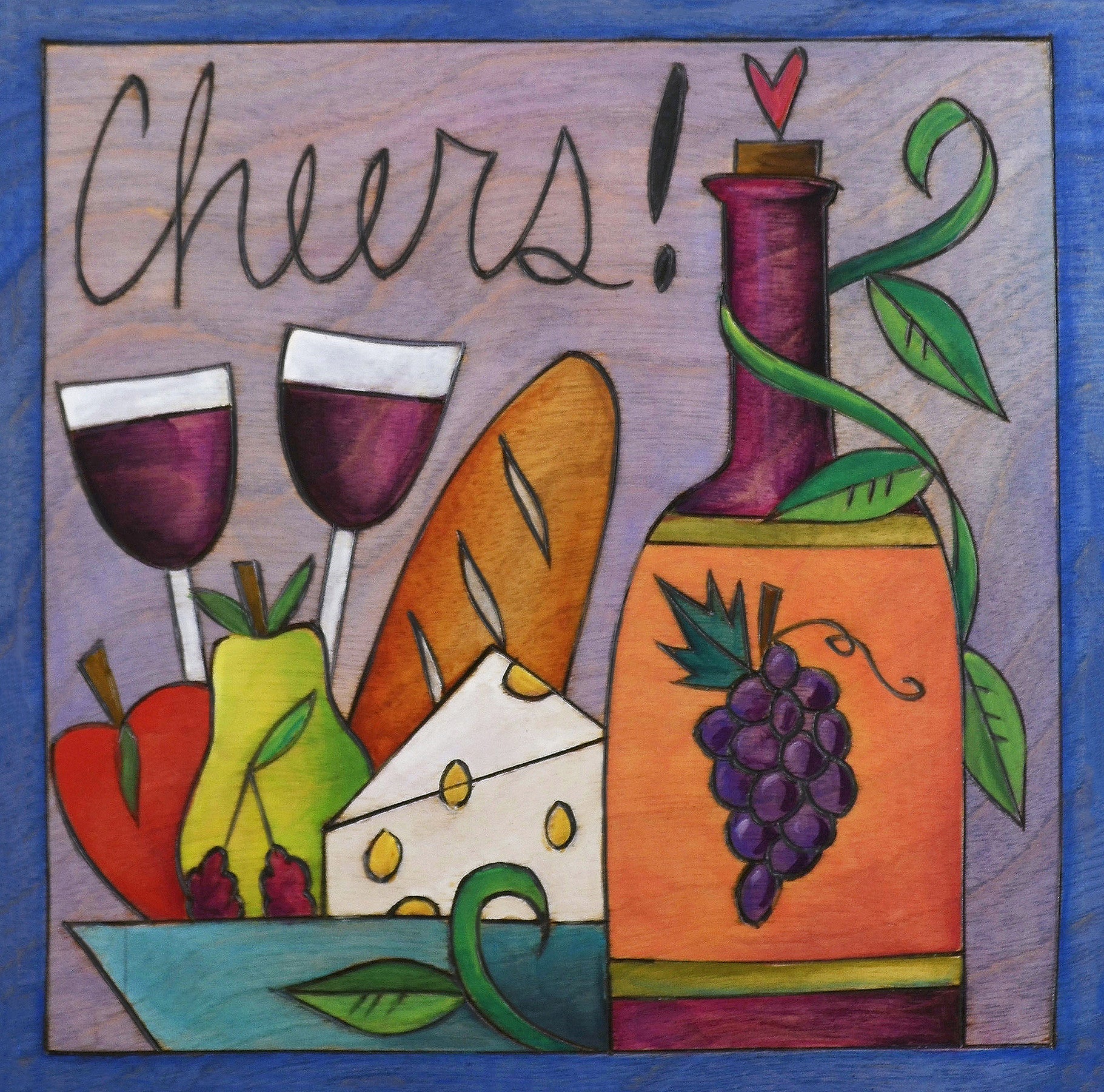 Sticks Cherish Family Wall Plaque - Thumbnail 2