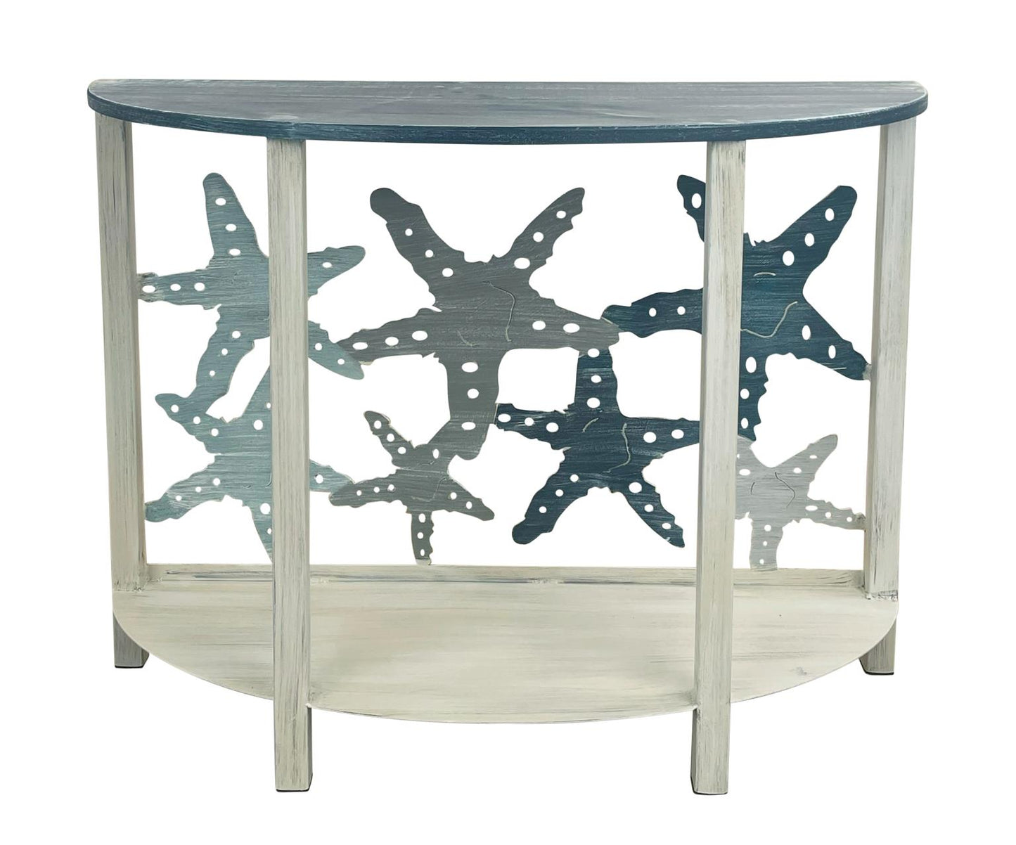 Starfish Rounded Sofa Table-Navy
