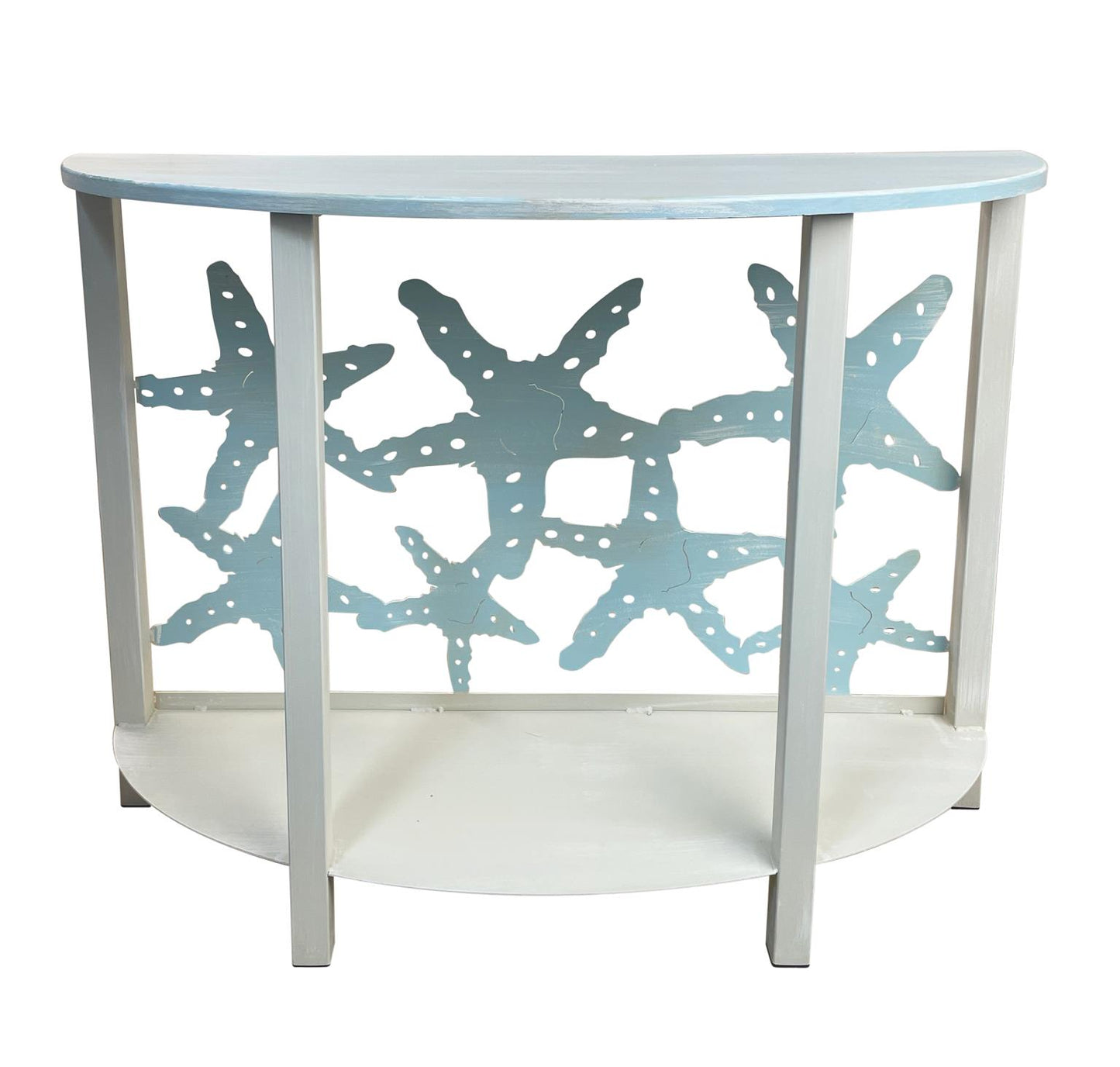 Starfish Rounded Sofa Table-Blue