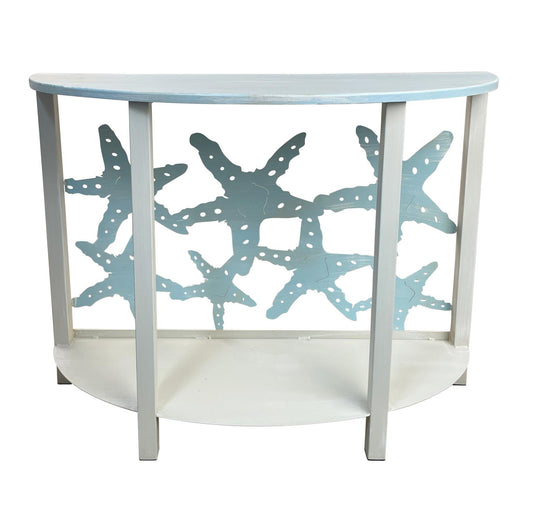 Starfish Rounded Sofa Table-Blue