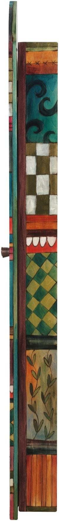 Jewelry Cabinet & Mirror-Patchwork