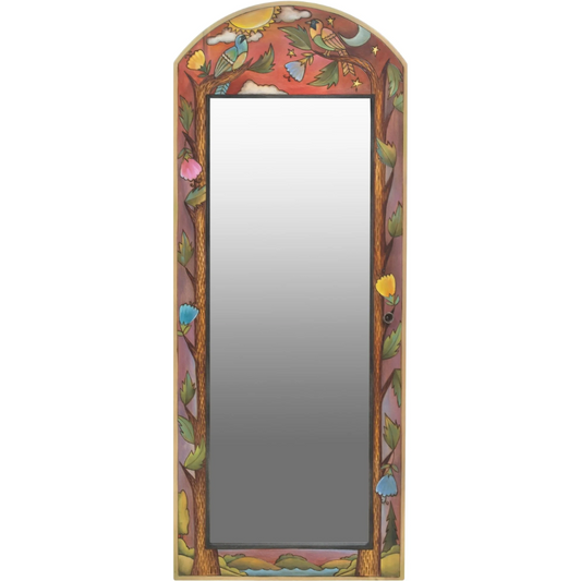 Jewelry Cabinet & Mirror-Birds