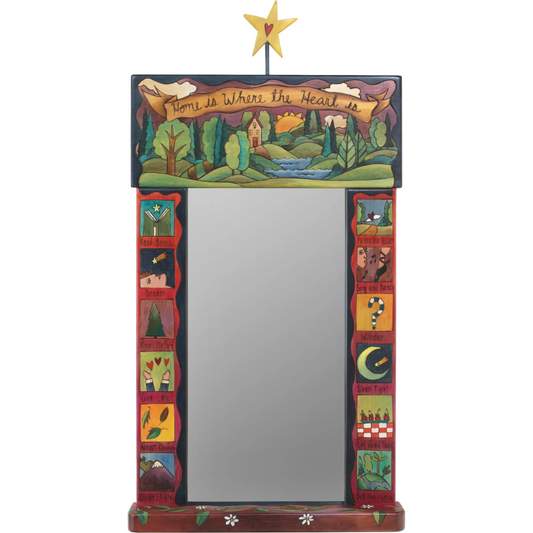 Large Mirror-Home is Where the Heart Is