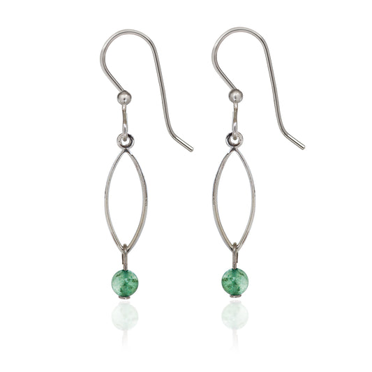 Open Marquise Earrings