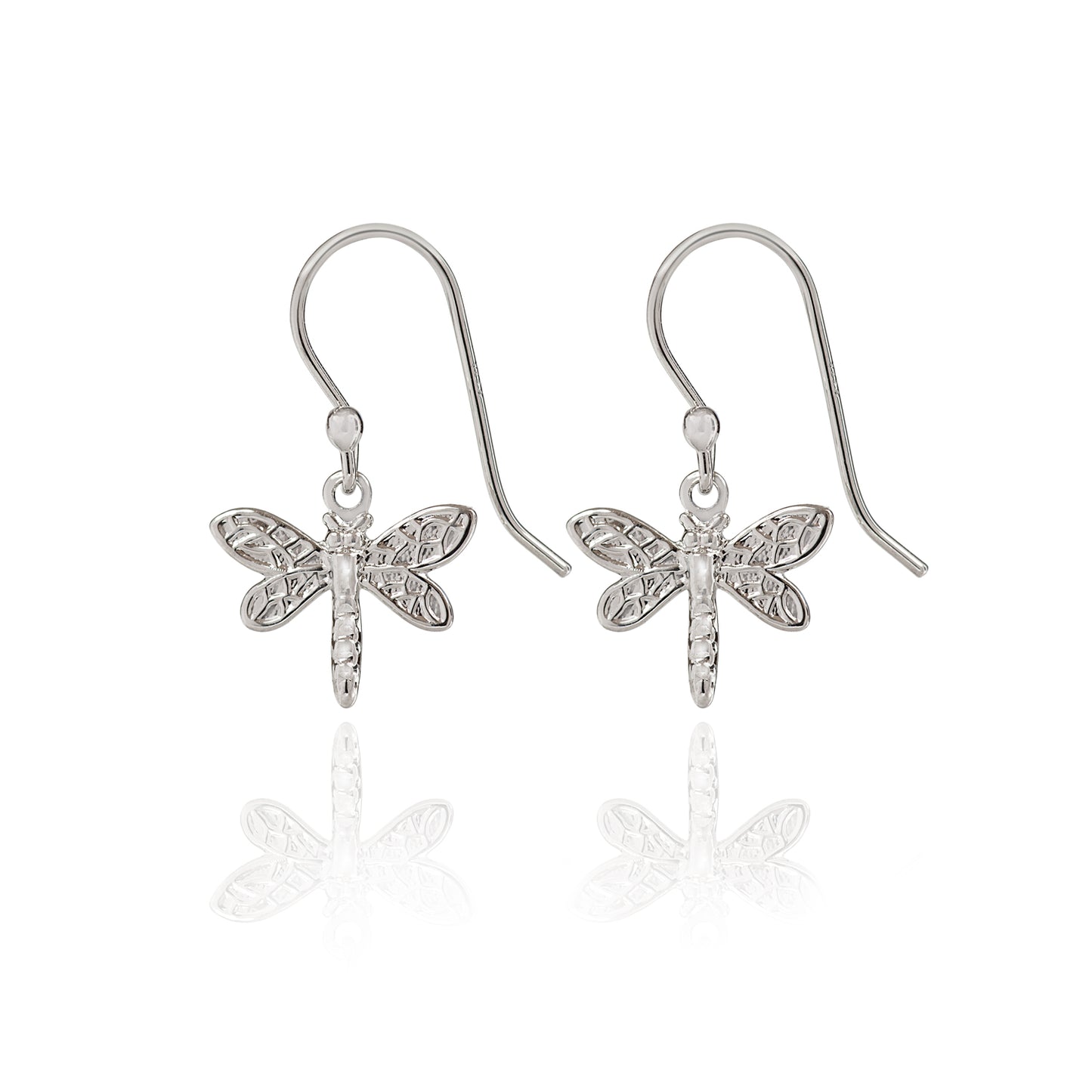 Dragonfly Earrings-Silver