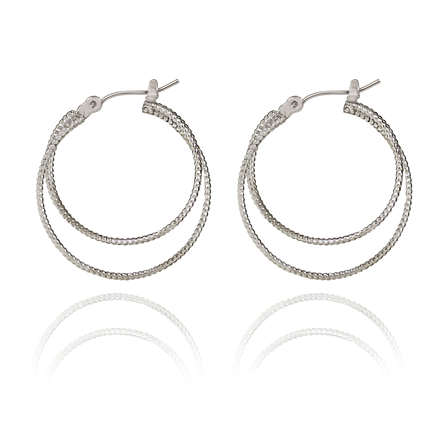 Interlocking Hoop Earrings