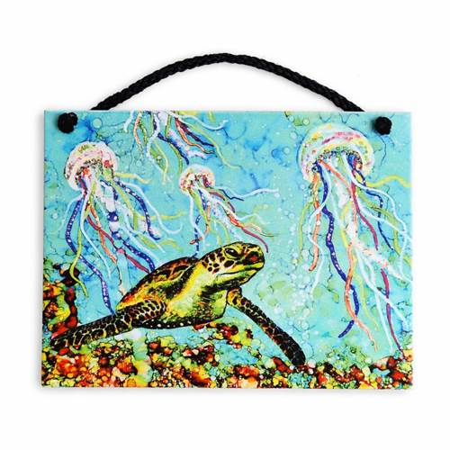 Ocean Ballet Tile (Turtle)