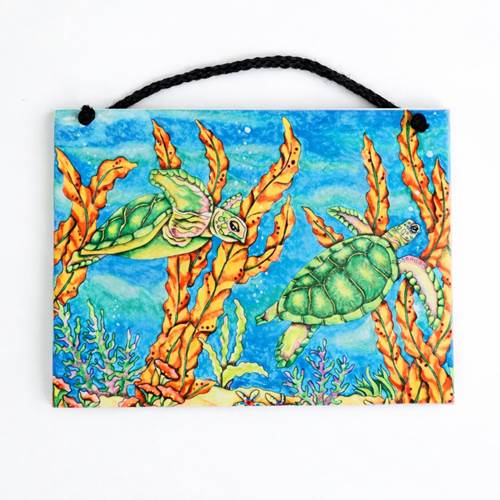 Ocean Wanderers Tile (Turtles)