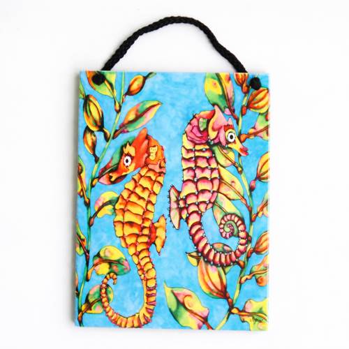 Seahorse Serenade Tile