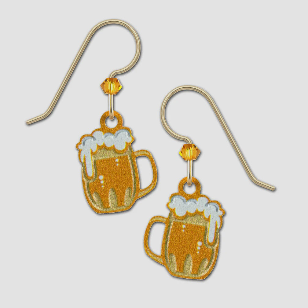 Beer Mug Earrings