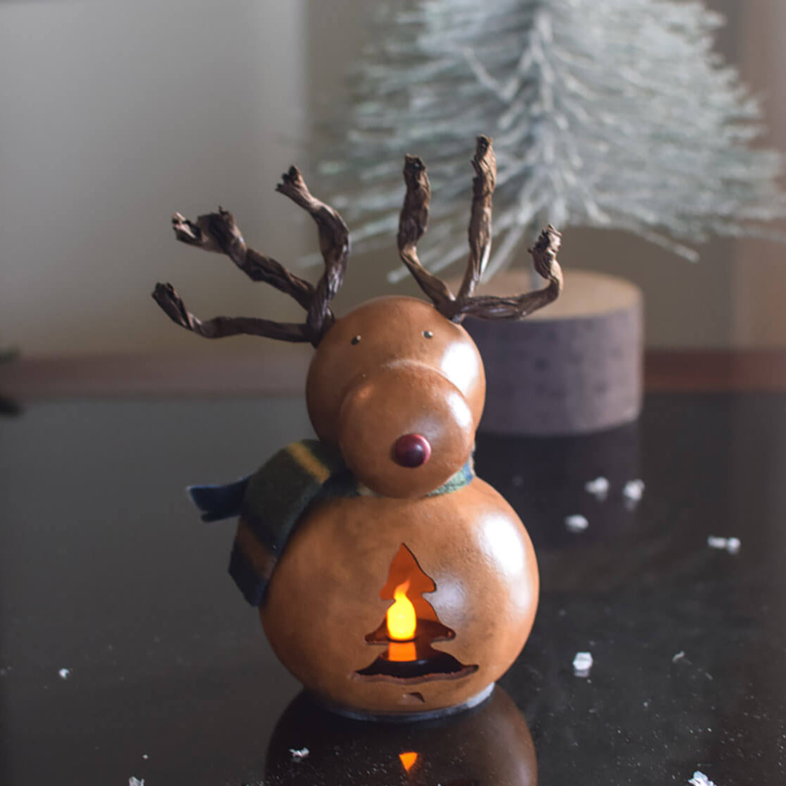 Reindeer Gourd Sculpture-Dash