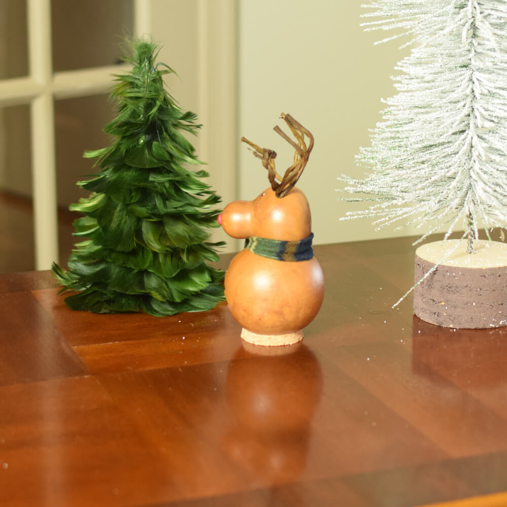 Reindeer Gourd Sculpture-Dash