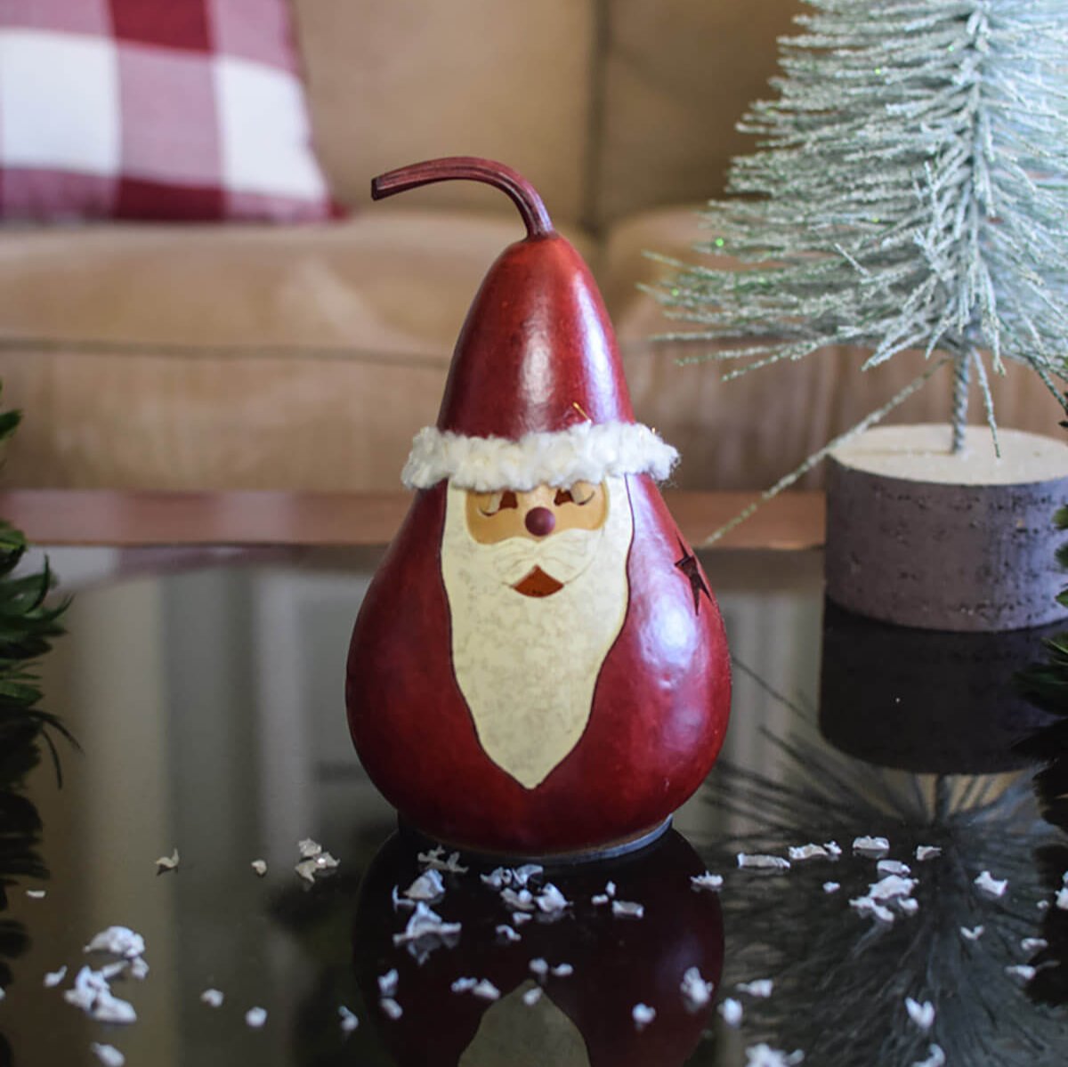 Santa Gourd-Small