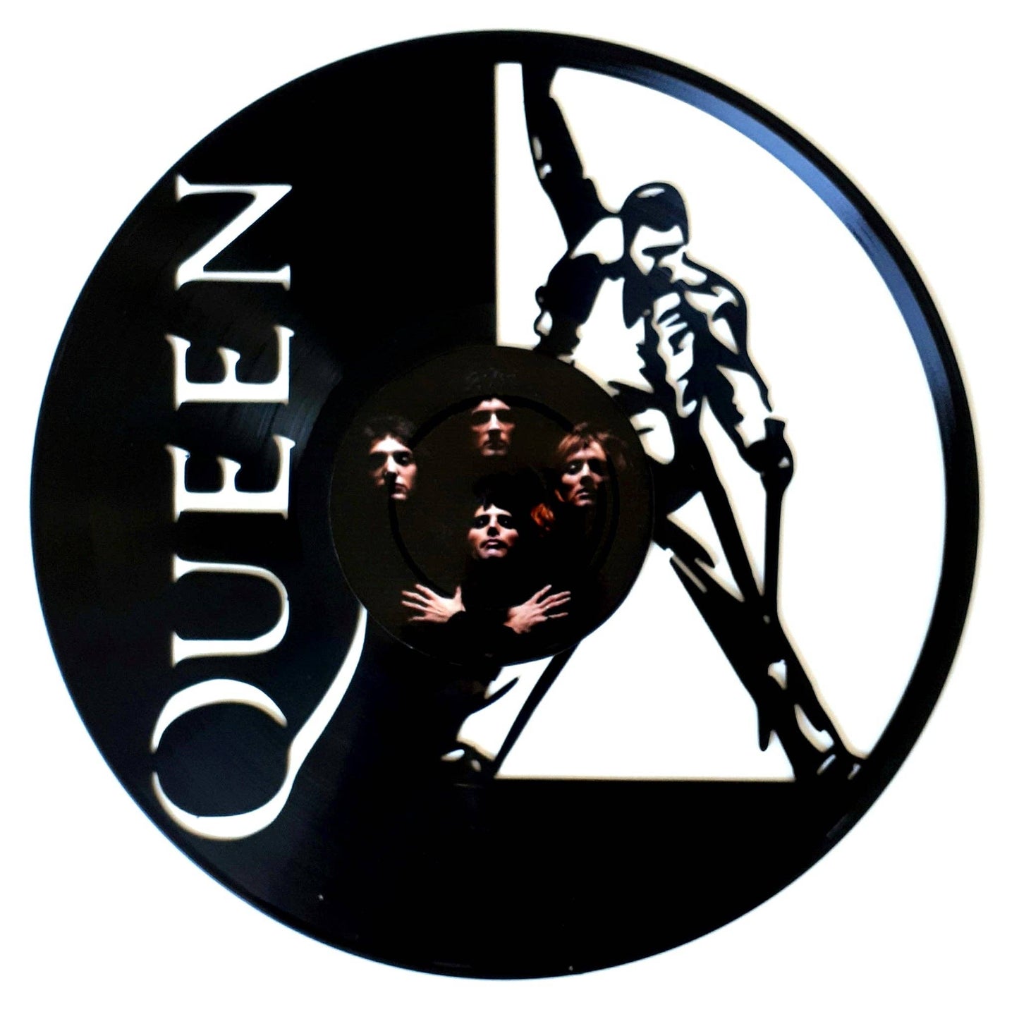 Vinyl Record Art with sticker-Queen