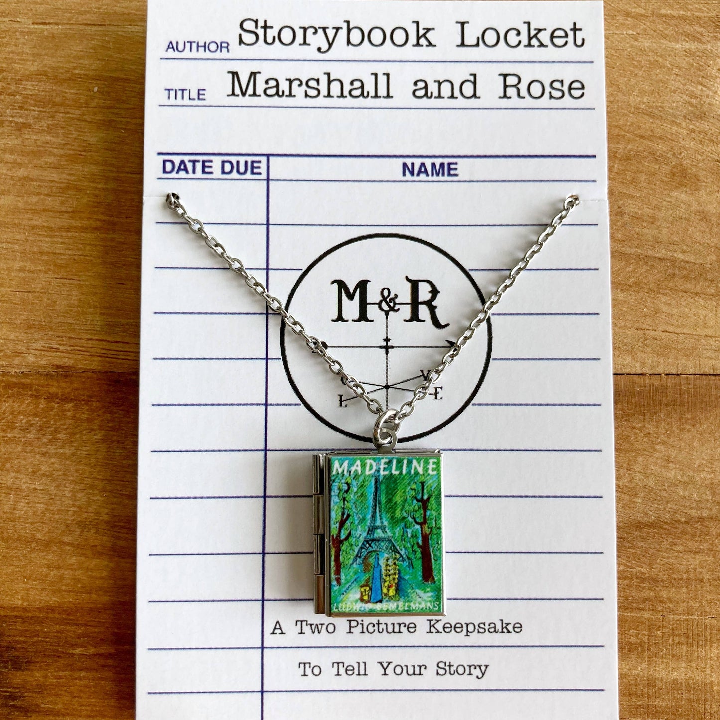 Book Locket-Madeline