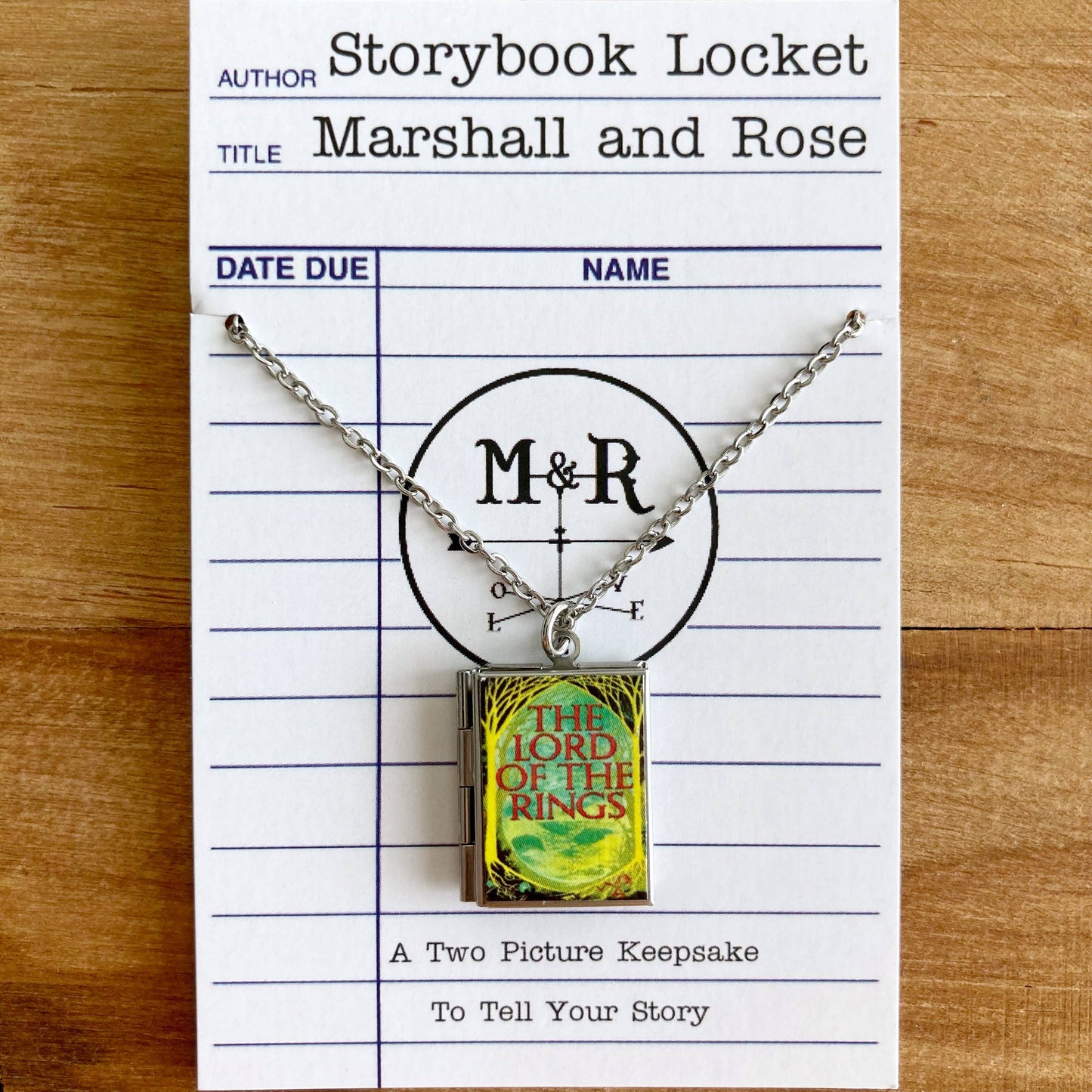 Book Locket-The Lord of the Rings