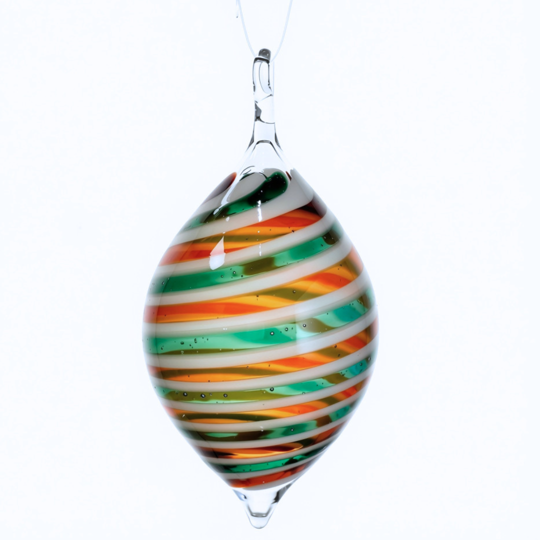 Glass Ornament-Almond