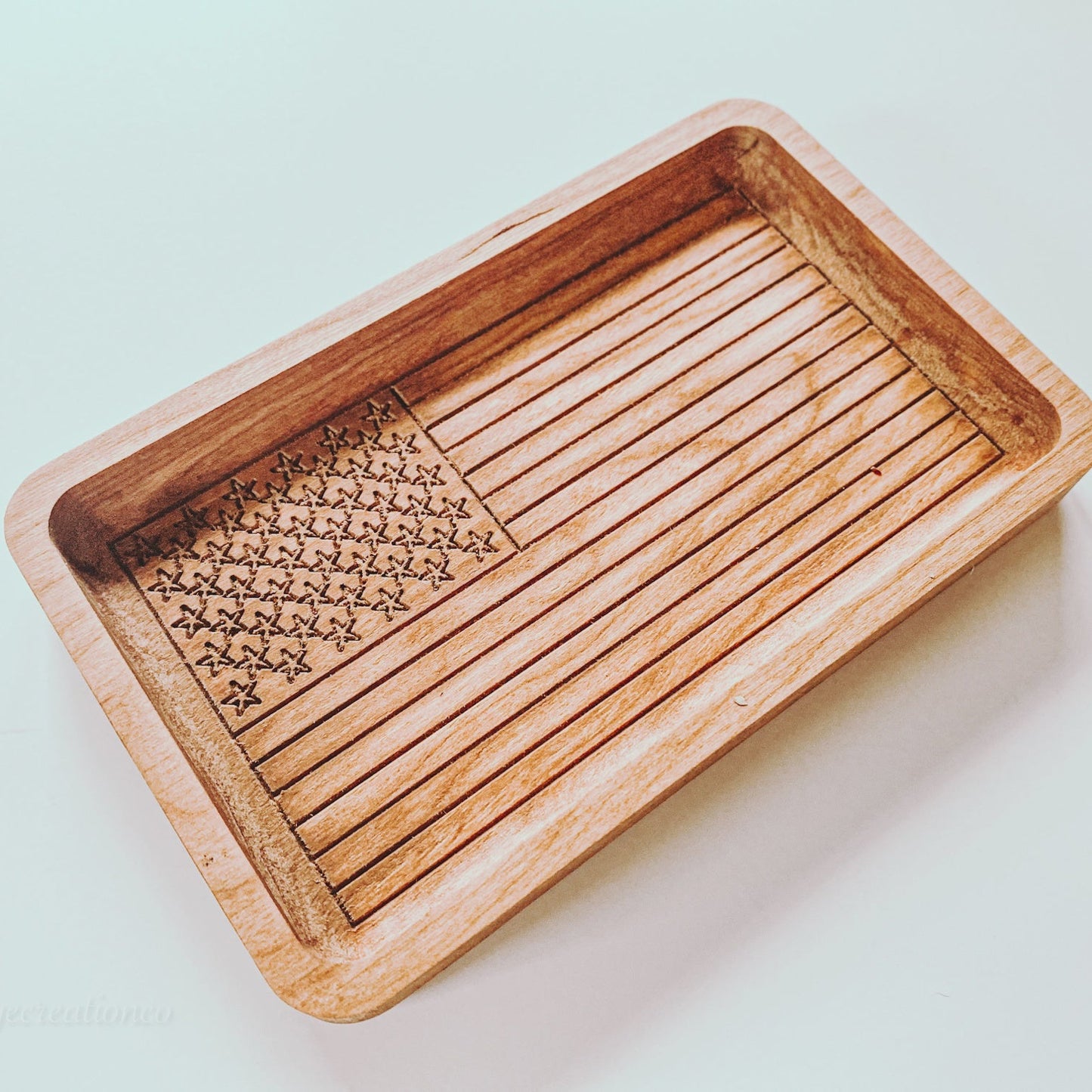 American Flag Catchall Tray